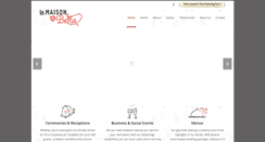 Desktop Screenshot of lamaisondebella.com