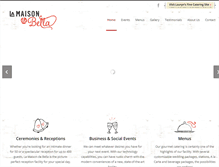 Tablet Screenshot of lamaisondebella.com